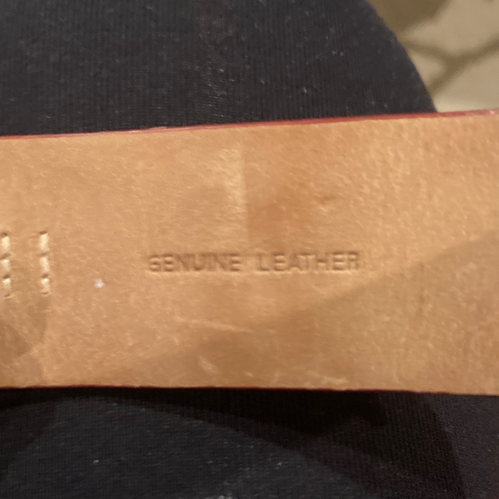 Guess Red Leather Double Buckle Watch - Picture 2 of 2